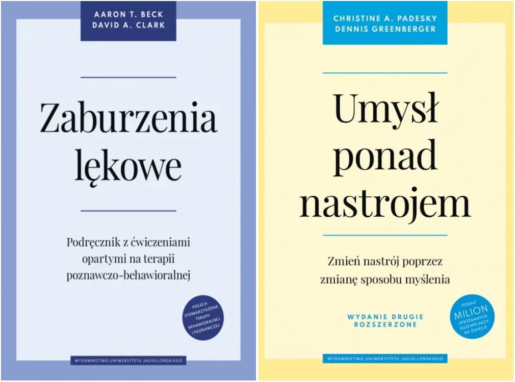 Pakiet: Zaburzenia lękowe. Podręcznik z ćwiczeniami opartymi na terapii poznawczo-behawioralnej / Umysł ponad nastrojem wyd. II rozszerzone - tantis.pl