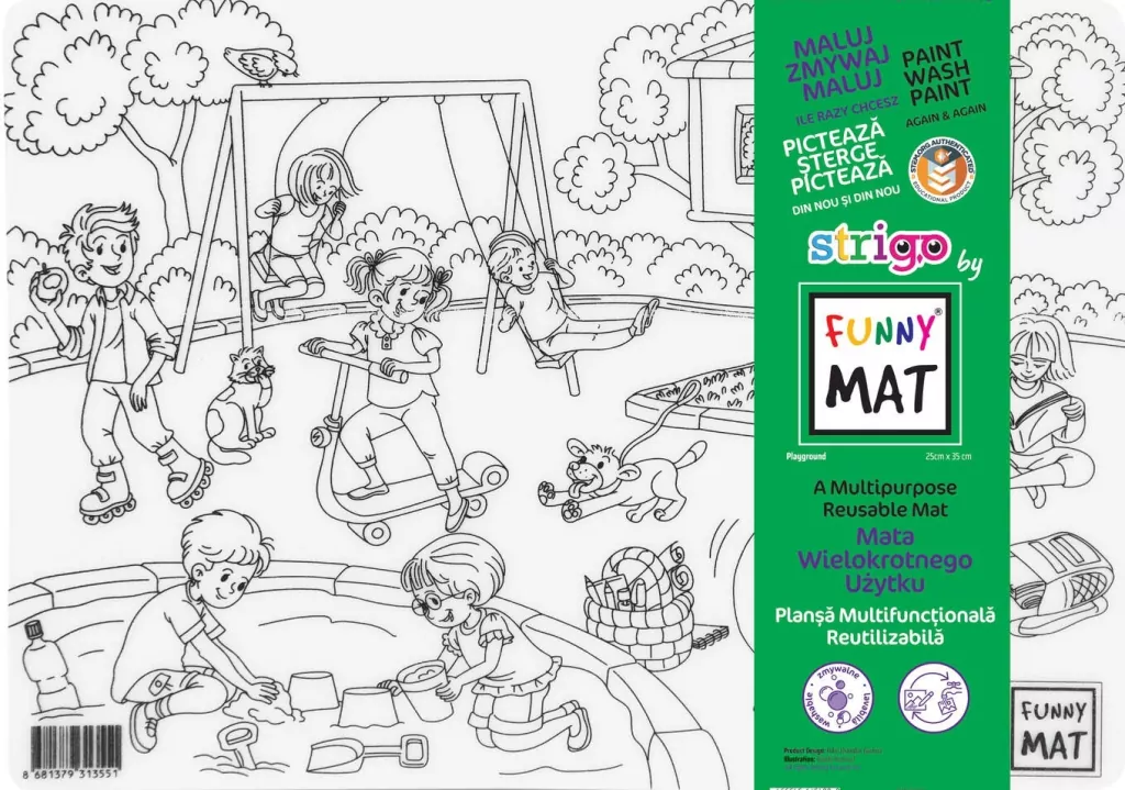 Mata transparentna Plac Zabaw Funny Mat STRIGO - tantis.pl