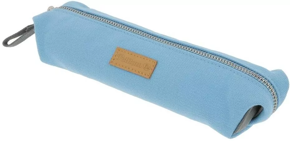 Piórnik kosmetyczka Eco Twis niebieski/szary - tantis.pl