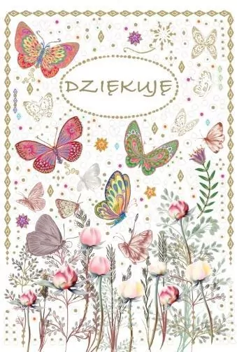 Kartka okolicznościowa Dziękuję - tantis.pl