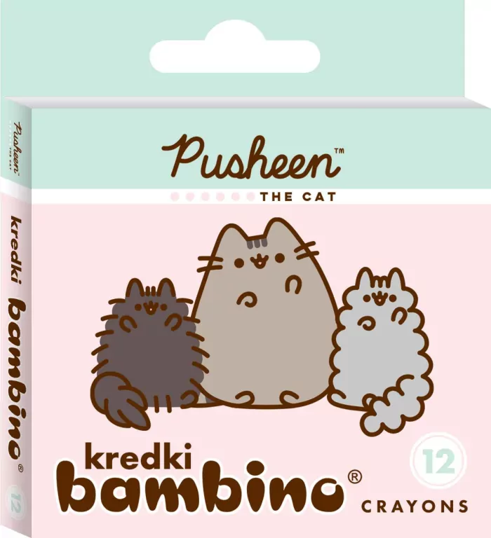 Kredki 12 kolorów. Pusheen - tantis.pl