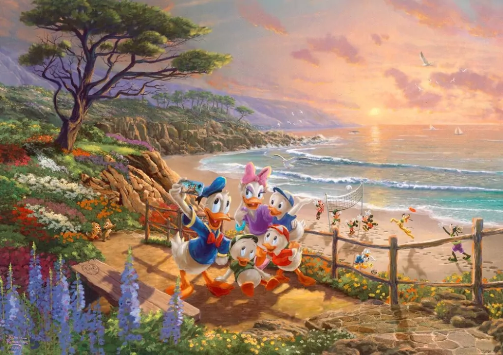 Puzzle 1000. PQ Kaczor Donald & Daisy - tantis.pl