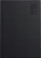 Kalendarz 2026 książkowy A5 Basic DTP czarny