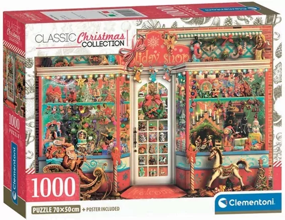 Puzzle 1000 Compact Holiday Shop - tantis.pl