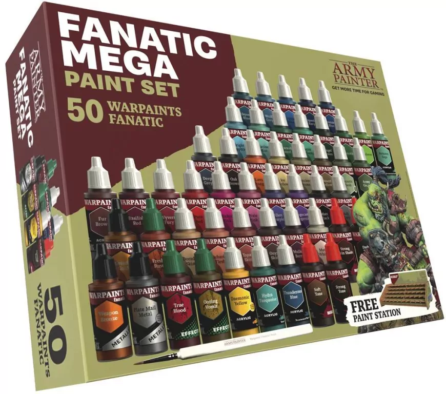 The Army Painter: Warpaints - Fanatic - Mega Paint Set - tantis.pl