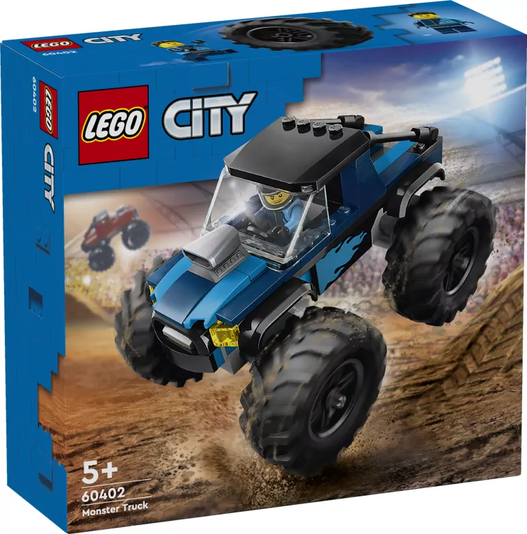 LEGO® City. Niebieski monster truck 60402 - tantis.pl