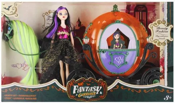 Kareta z lalką i koniem - tantis.pl