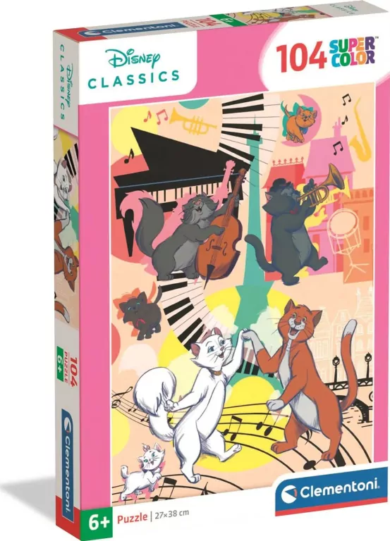 Puzzle 104  Super Color Aristocats - tantis.pl
