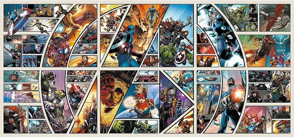 Puzzle 9000. UFT Marvel. Across The Comic Universe - tantis.pl