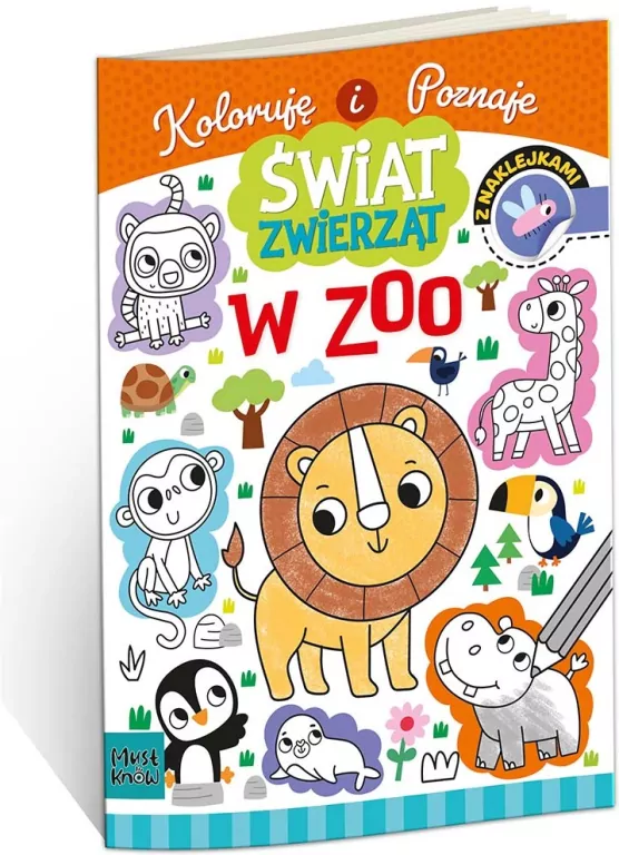 Kolorowanka a4 świat zwierząt - w zoo - tantis.pl