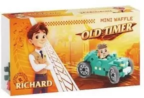 Mini Waffle 50 elementów Cars: Teal Old Timer - tantis.pl