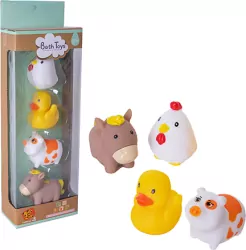 Miękkie zwierzątka do kąpieli