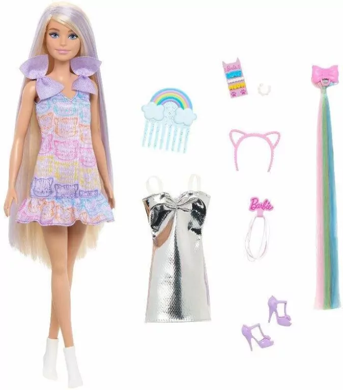 Barbie Lalka Hair Play JCT72 - tantis.pl