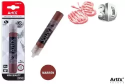 Farba strukturalna 3D brązowy 30ml