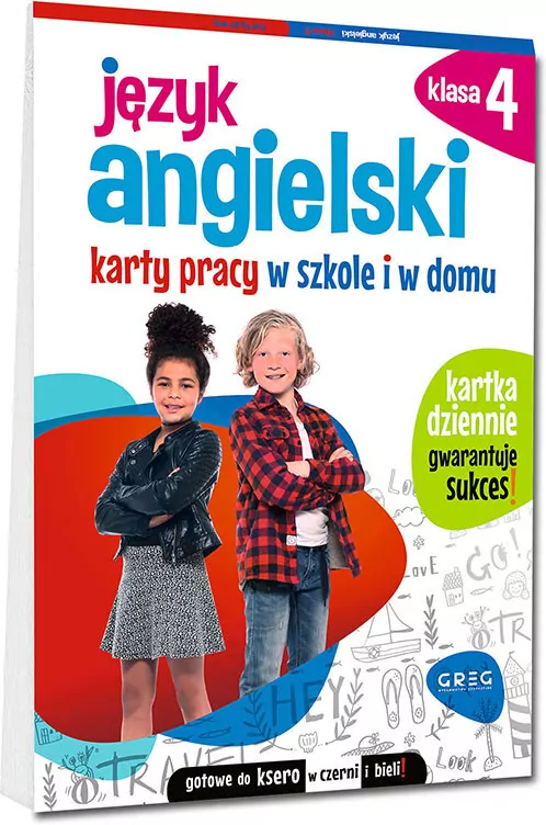 Język angielski. Klasa 4. Karty pracy w szkole i w domu - tantis.pl