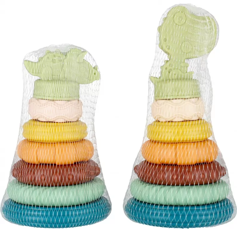Piramidka edukacyjna pastel mix BAM BAM - tantis.pl