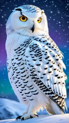 Diamentowa Mozaika Sowa śnieżna NO-2002228