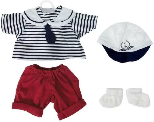 Ubranko dla lalki 45cm marynarz