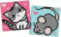 Diamentowa mozaika Kids naklejka - Szarzy.. 9x9cm - tantis.pl