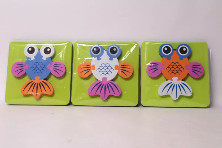 Puzzle piankowe. Rybka - tantis.pl