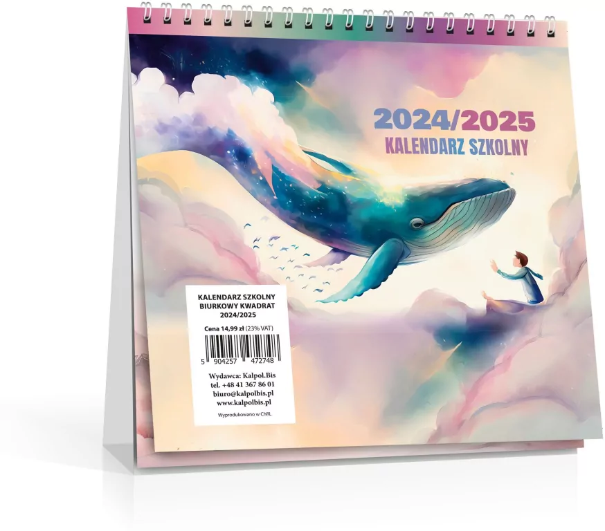 Kalendarz 2024-2025 szkolny. Kwadrat - tantis.pl