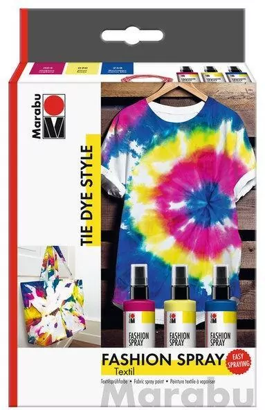 Farby do batiku w spreju Tie Dye 4el - tantis.pl