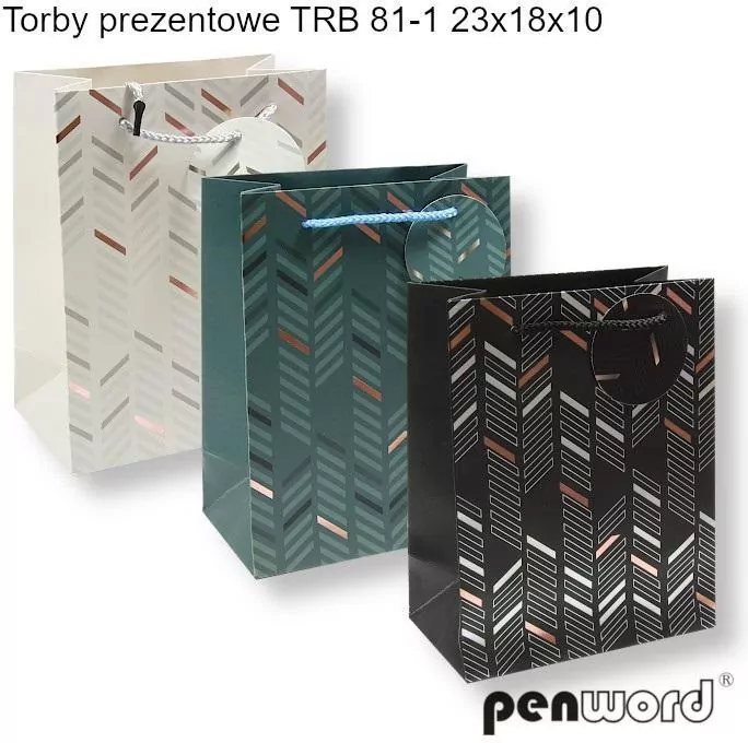 Torebka prezentowa 23x18x10cm, mix - tantis.pl