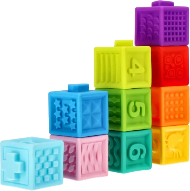 Gumowe klocki 10 sztuk - tantis.pl