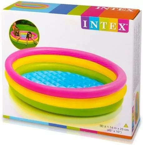 Intex. Brodzik kolorowy 144cm - tantis.pl