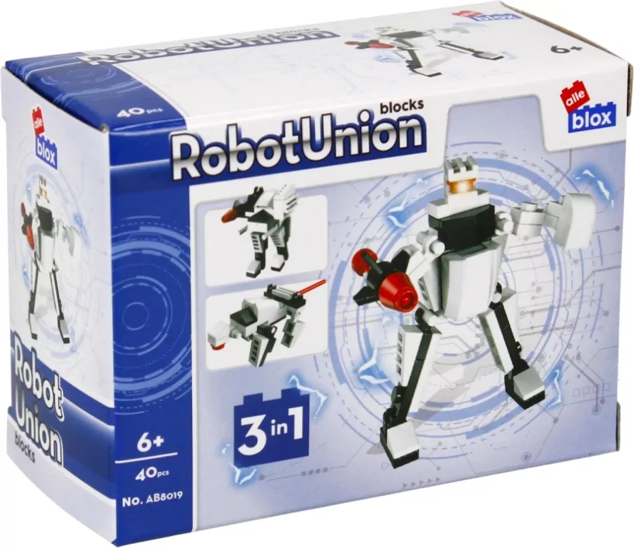 Klocki konstrukcyjne. Robot. 40 elementów - tantis.pl