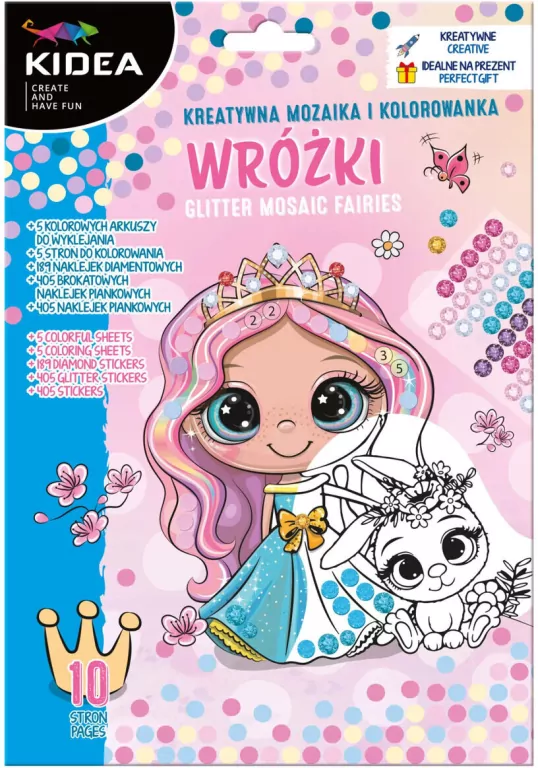 Mozaika i kolorowanka Wróżki - tantis.pl