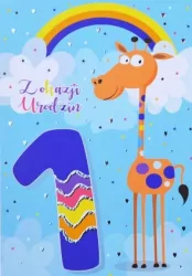 Kartka okolicznościowa Urodziny Roczek