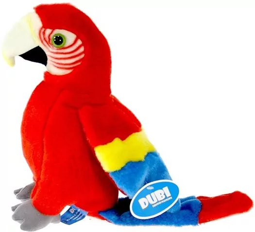 Papuga czerwona 25cm - tantis.pl