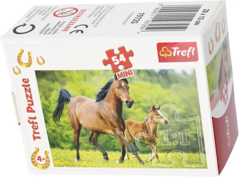 Puzzle 54 mini. Świat koni - tantis.pl