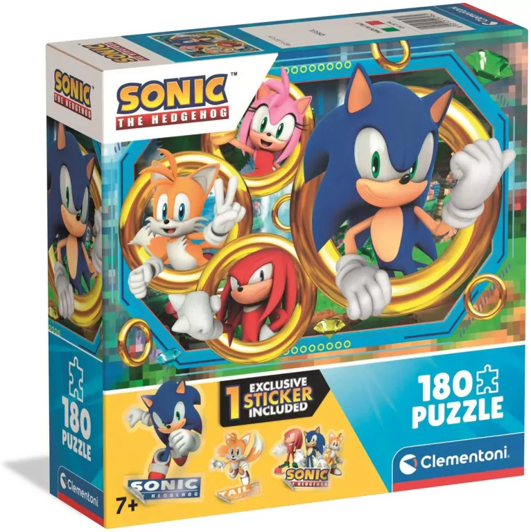 Puzzle 180 Super Color SONIC - tantis.pl