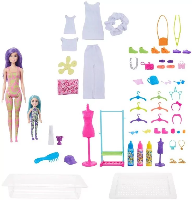 Barbie Color Reveal. Tie Dye Fashion Maker - tantis.pl