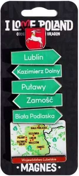 Magnes I love Poland. Lubelskie - tantis.pl