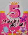 Karnet okolicznościowy. Urodziny 5. YEKU - tantis.pl