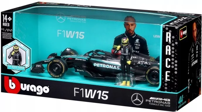 Race Formula Mercedes W15 W/ Figure 1:24 - tantis.pl