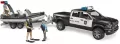 Dodge RAM 2500 Policyjny Pikap z łodzią - tantis.pl