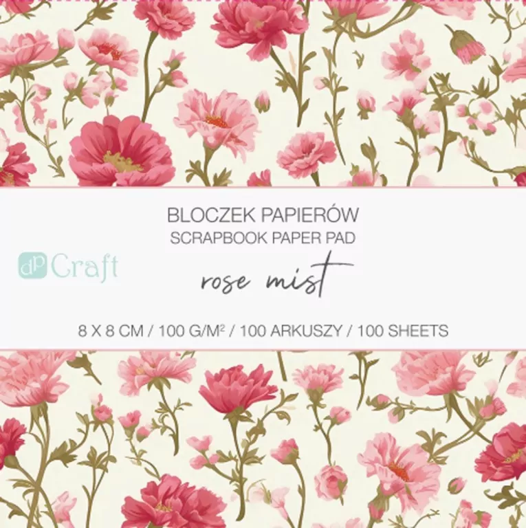 Bloczek papierów honey moch 8x8cm 100kartek - tantis.pl