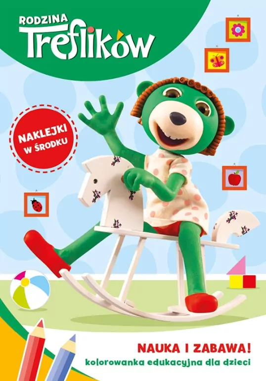 Rodzina Treflików. Kolorowanka edukacyjna dla dzieci. Nauka i Zabawa nr 3 - tantis.pl