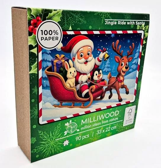 Puzzle 90 Podróż z Mikołajem ALEX - tantis.pl