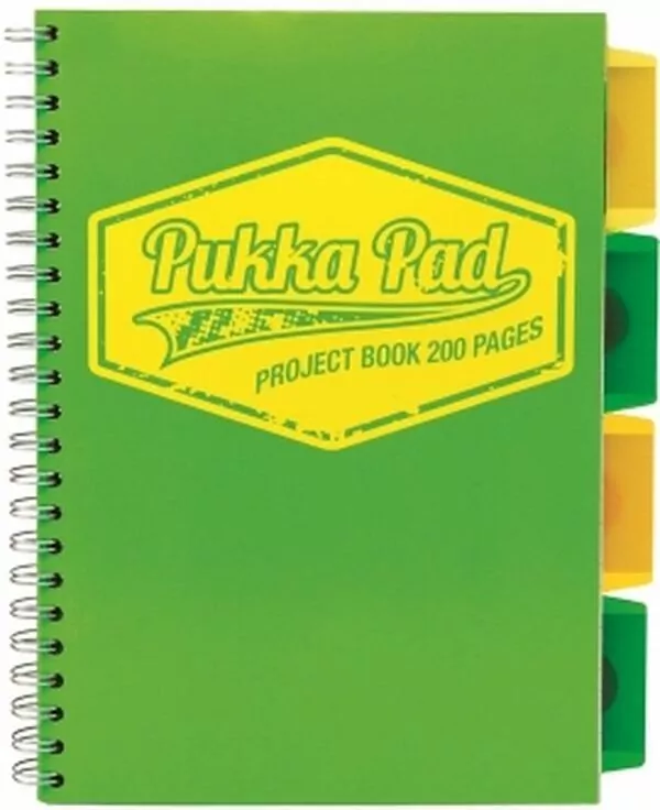 Kołozeszyt Pukka Pad B5 Project Book Neon zielony - tantis.pl