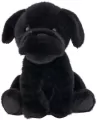 Pies Buldog czarny 25cm - tantis.pl