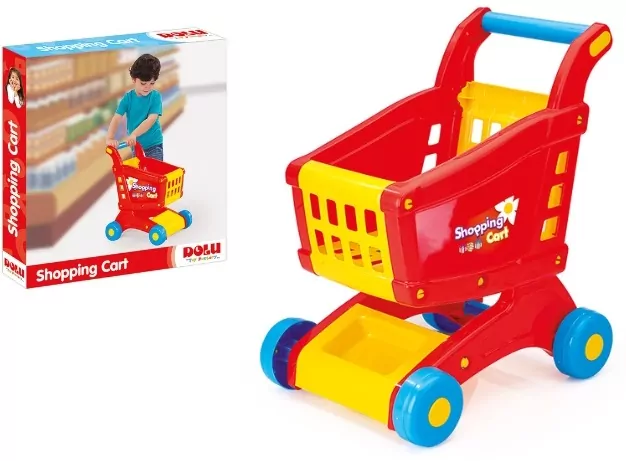 DOLU wózek sklepowy czerwono-żółty 7058 70586 - tantis.pl