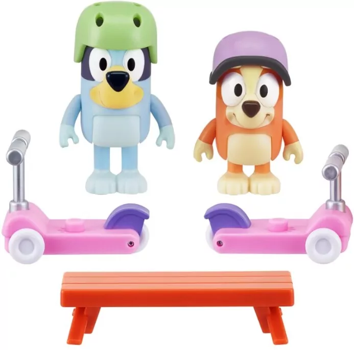 Bluey. Zestaw jazda na hulajnodze - tantis.pl