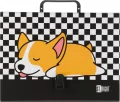 Teczka z rączką A4 XL Sleepy Corgi - tantis.pl