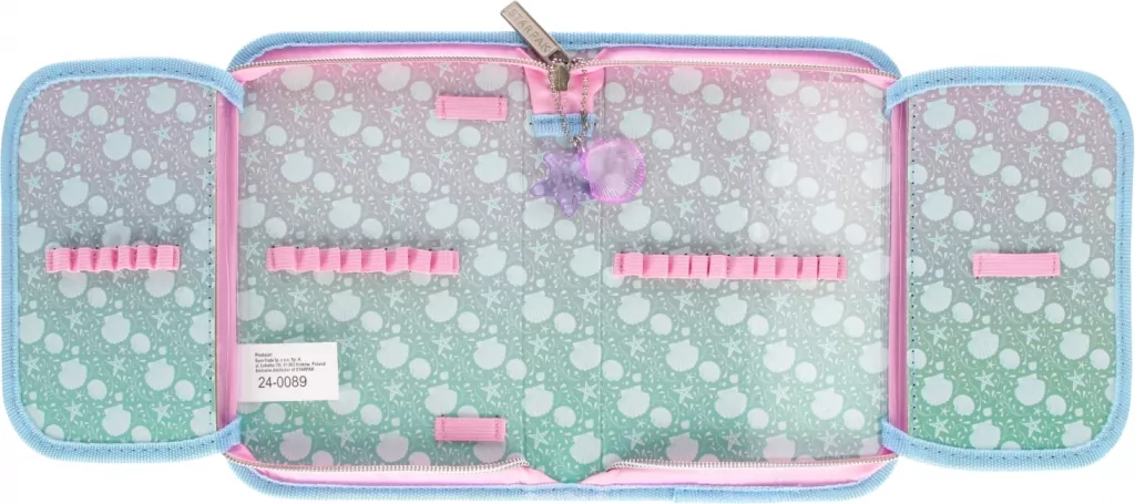 Piórnik 1zamek 2klapki bez wyposażenia Shell - tantis.pl