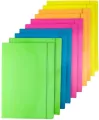 Teczka A4 z gumką fluo mix kolorów (10szt) D.RECT - tantis.pl